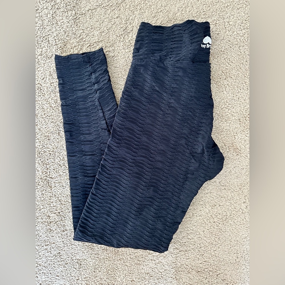 Booty by Brabants leggings. Black and ribbed